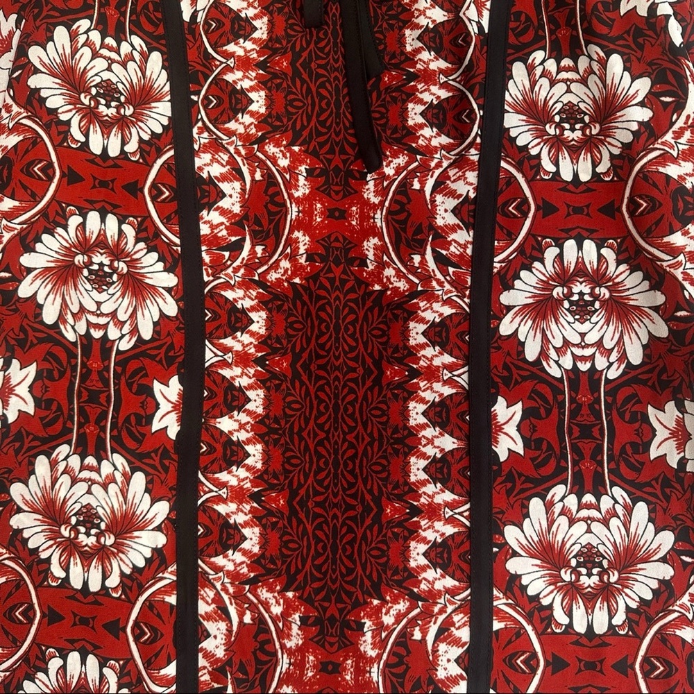INC‎ International Concepts Blouse Boho Women's XS Floral Print Peasant Top - Picture 3 of 7